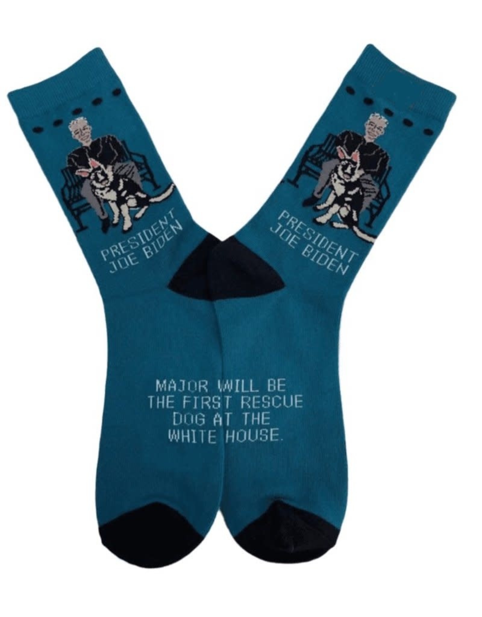 Maggie Stern Stitches Cultural and Political Icon Socks