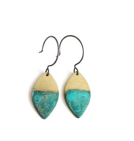 SSD Jewelry Little Rising Tide Leaf Earring