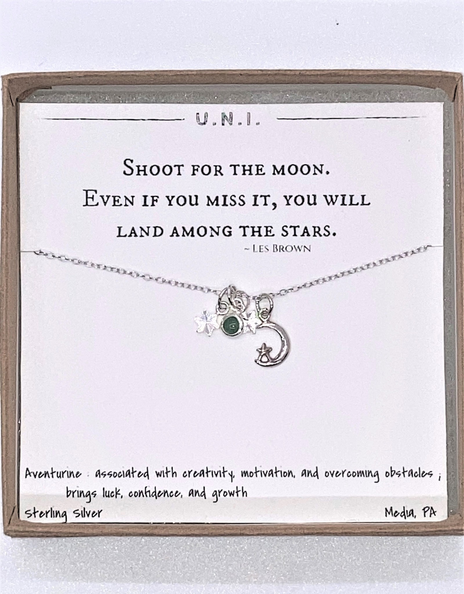 shoot for the moon necklace