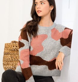 Thml camo sweater Clearance