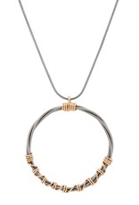 High Strung Studios Wired Hoop Necklace