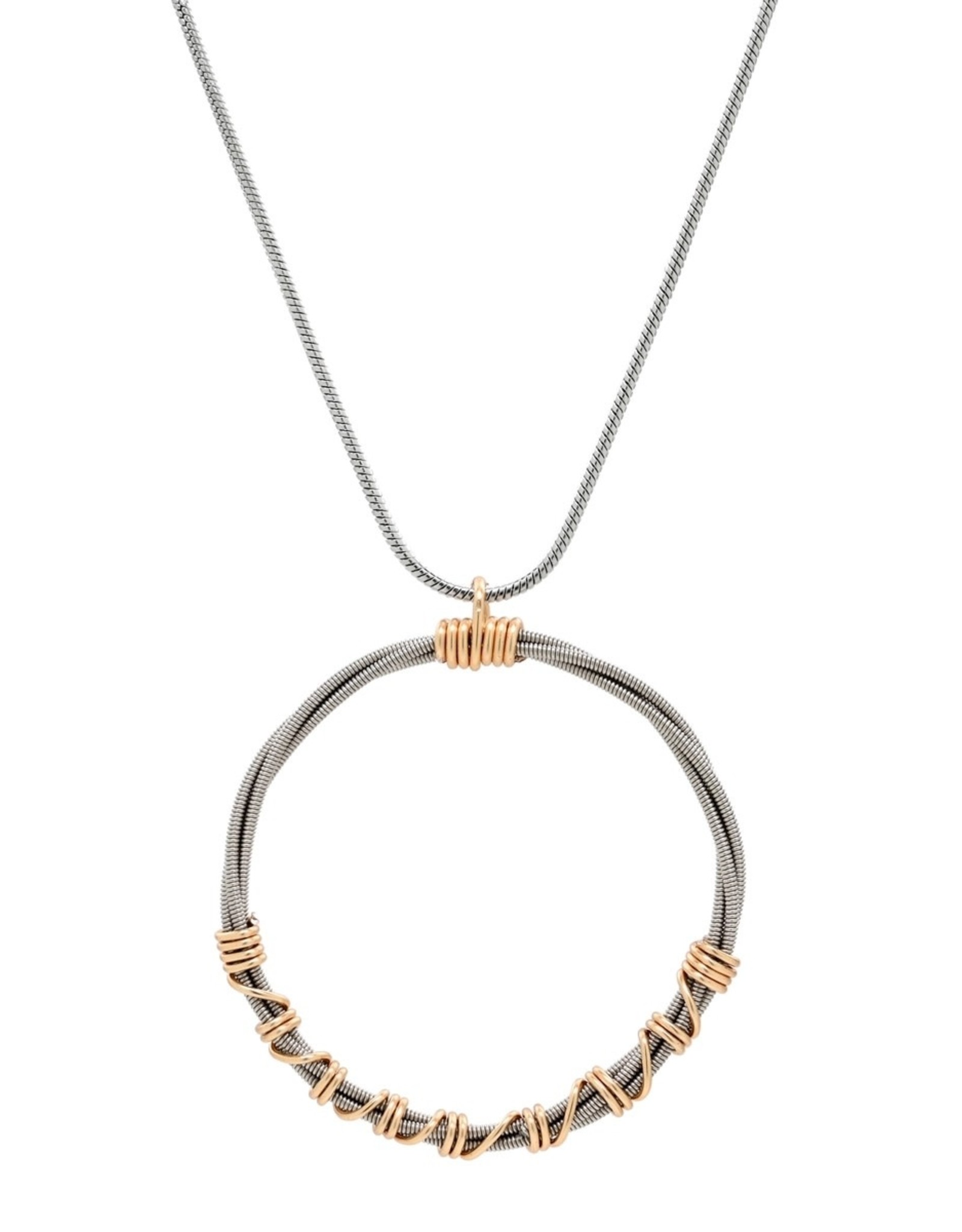 High Strung Studios  Wired Hoop Necklace
