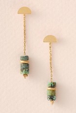 Scout Stone Meteor Thread Earring