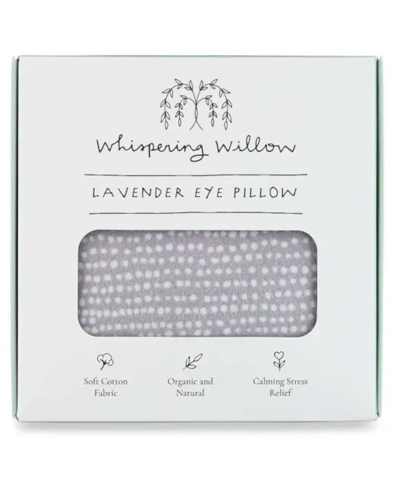 Whispering Willow Organic Lavender Eye Pillow