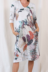 Inoah Earth Tones Heather Knit Pocket Dress