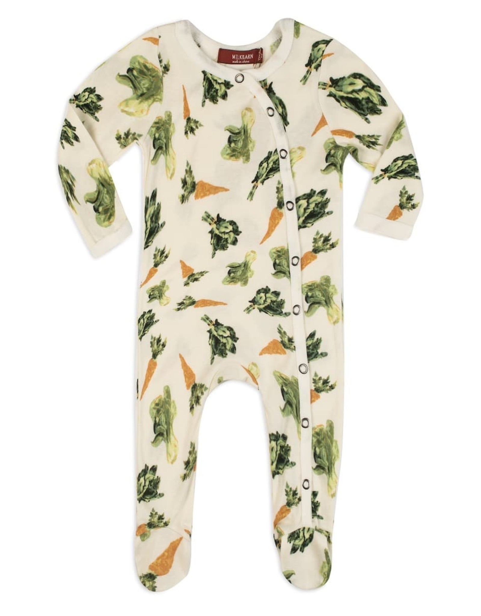 Milkbarn Milkbarn Footed Romper - Organic Cotton