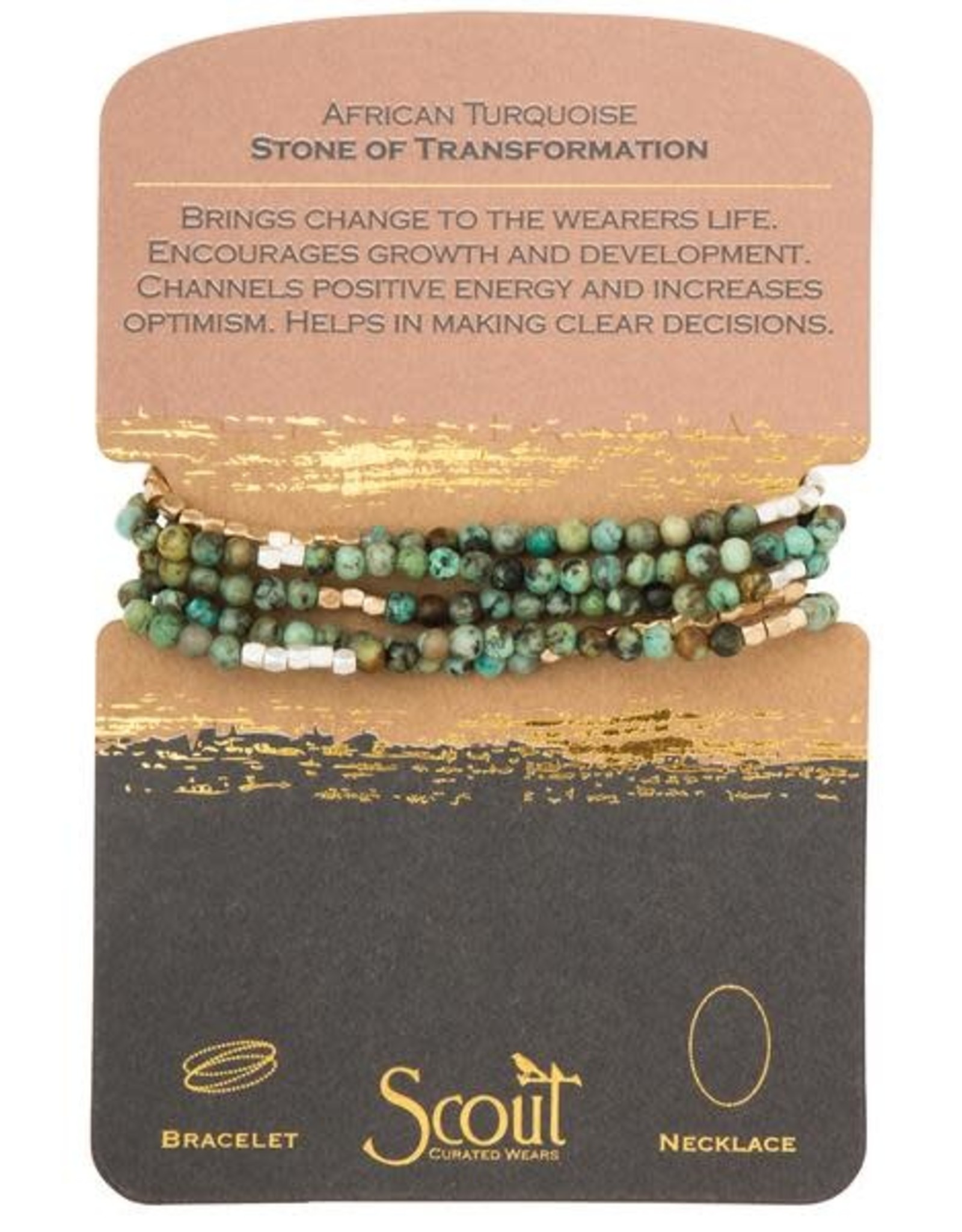 Scout Gem Stone Wrap Bracelet/Necklace