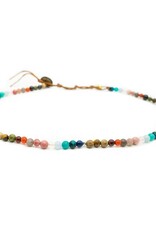 Lotus and Luna Chakra Healing Necklace/Wrap Bracelet