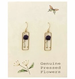 Cottage Floral Dried Flower Earrings