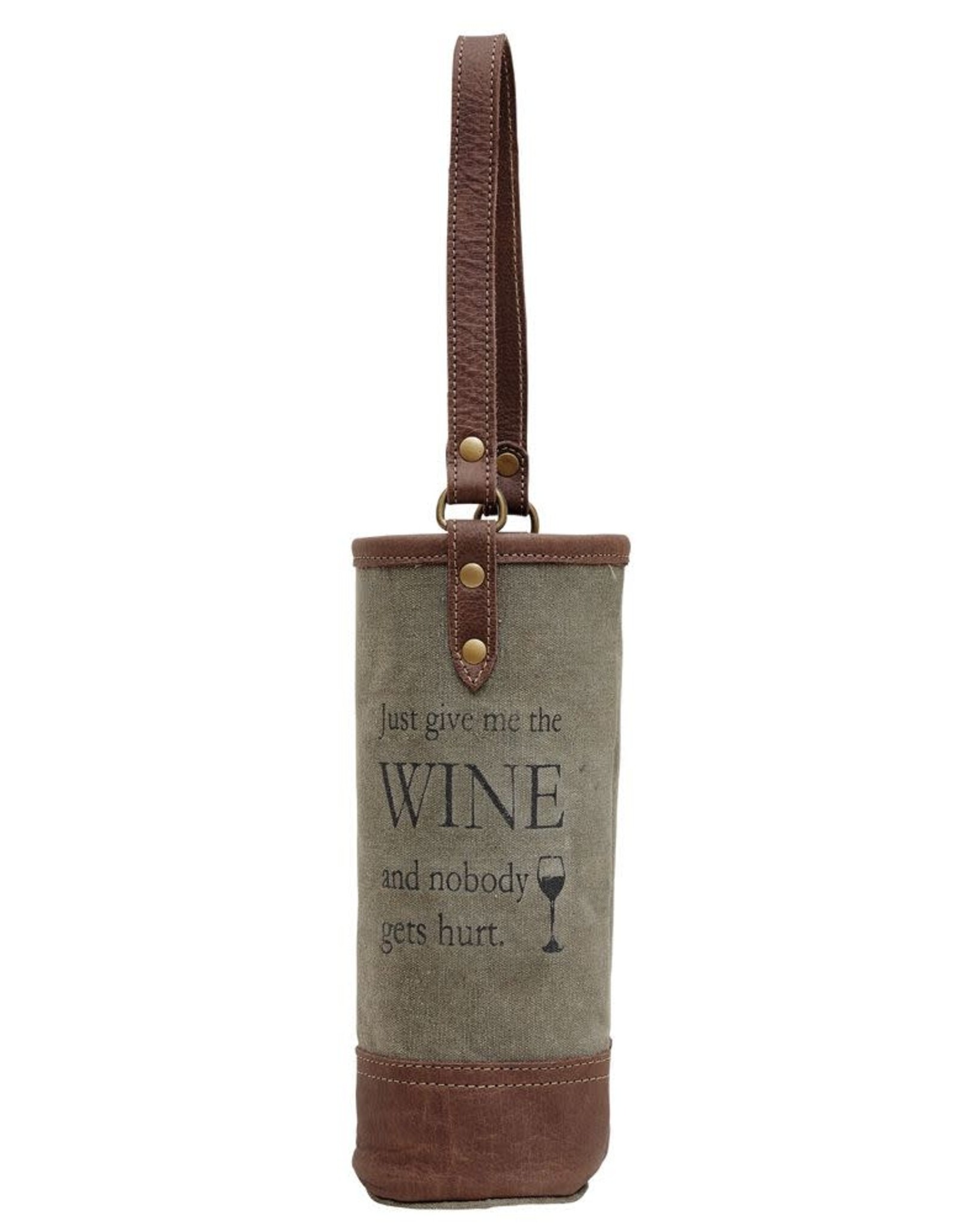 Myra Bag Artisan Canvas Wine Bag