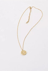 Raising Surfers Golden Sun Necklace