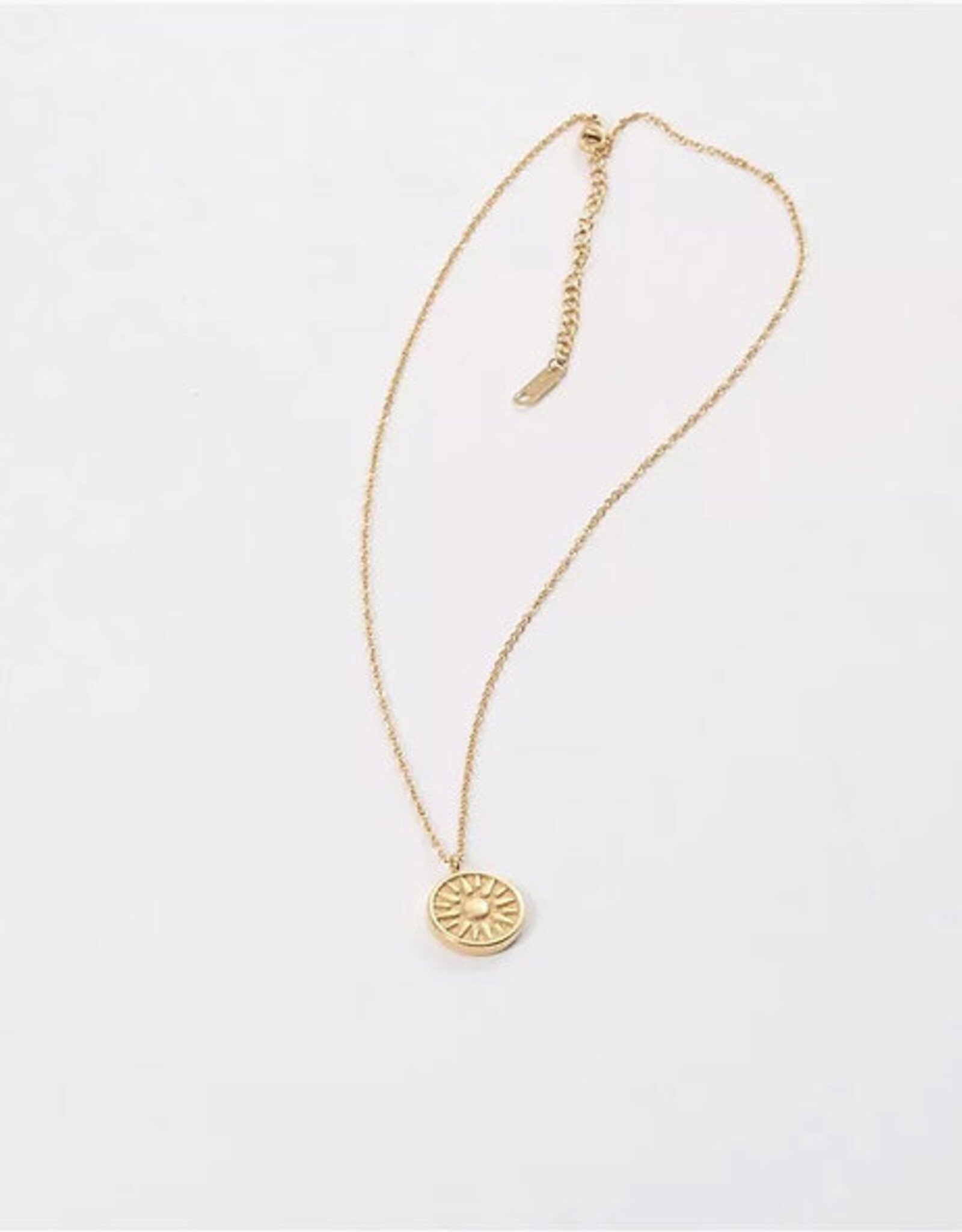 Raising Surfers Golden Sun Necklace