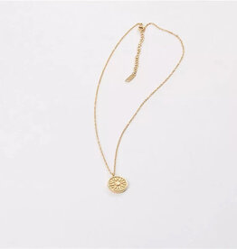 Raising Surfers Golden Sun Necklace