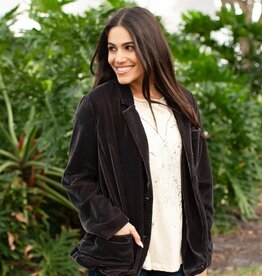 Caite Vintage Velvet Jacket w/ Pockets