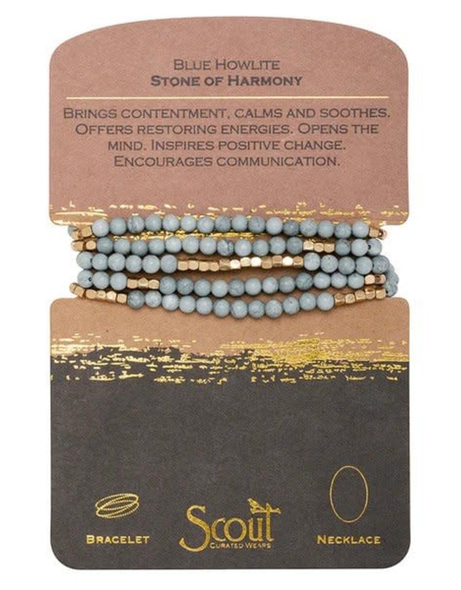 Scout Gem Stone Wrap Bracelet/Necklace