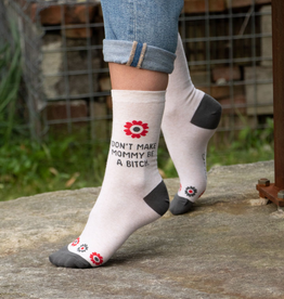 Blue Q Women's Funny Crew Socks