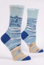 Blue Q Women's Funny Crew Socks