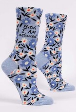 Blue Q Women's Funny Crew Socks