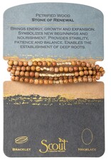 Scout Gem Stone Wrap Bracelet/Necklace