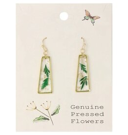 ZAD Cottage Floral Dried Flower Earrings