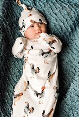 Milkbarn Newborn Gown/Hat Set