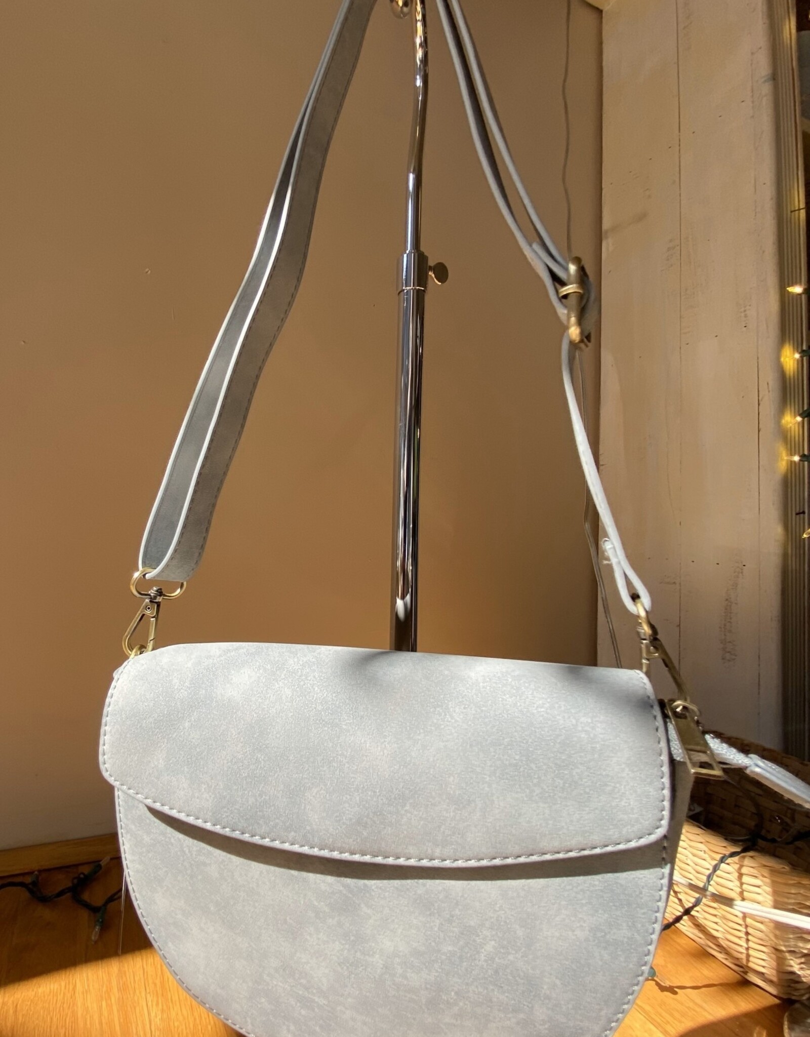 Joy Susan Accessories Luna Crescent Crossbody Handbag