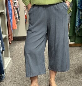 Maya Jones Clothing Relaxed Ankle Wide Leg Pant