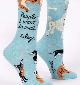 Blue Q Women's Funny Crew Socks