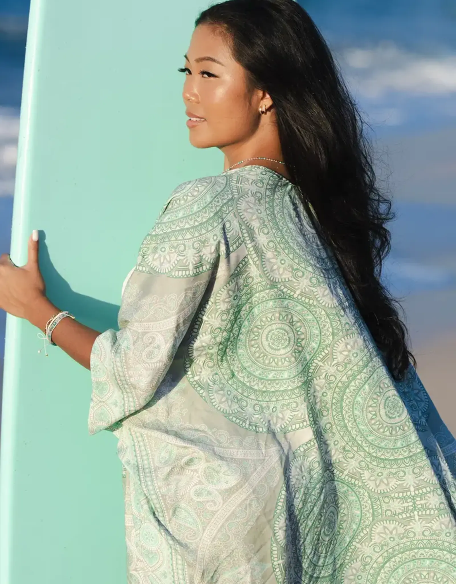 Lotus and Luna Boho Beach Kimono