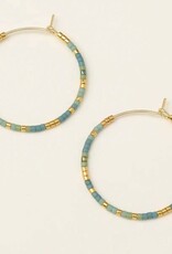 Scout Miyuki Small Colorful Beaded Hoop