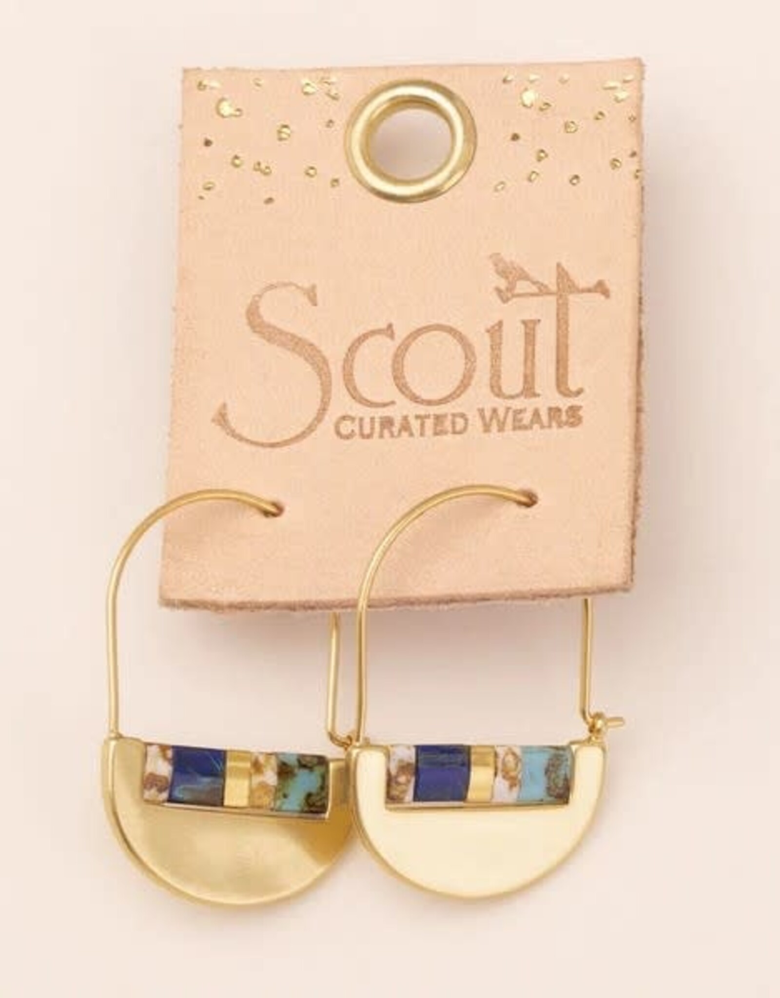 Karma Crescent Pink Earring Karma Crescent Pink Earring