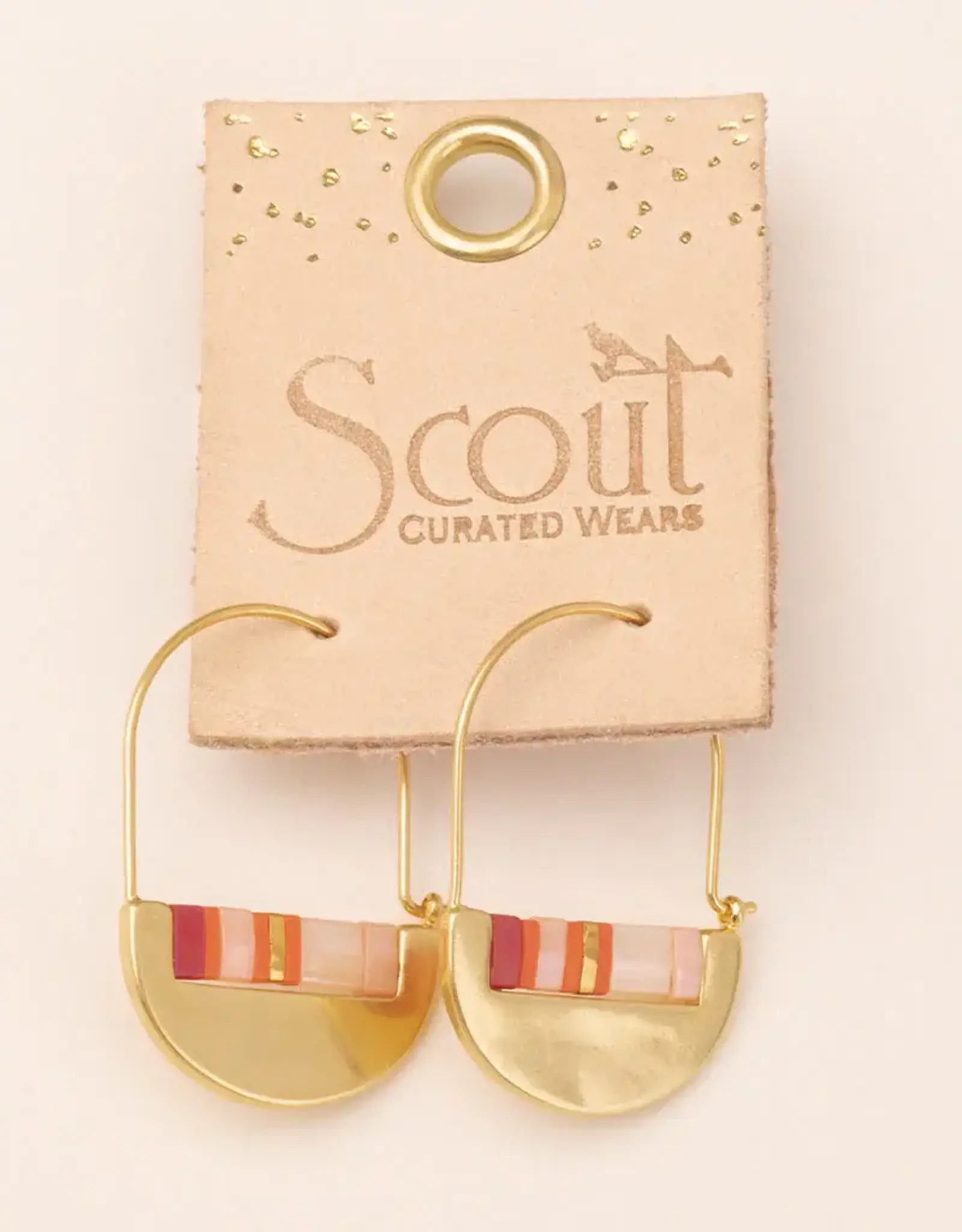 Scout Good Karma Miyuki Crescent Hoop