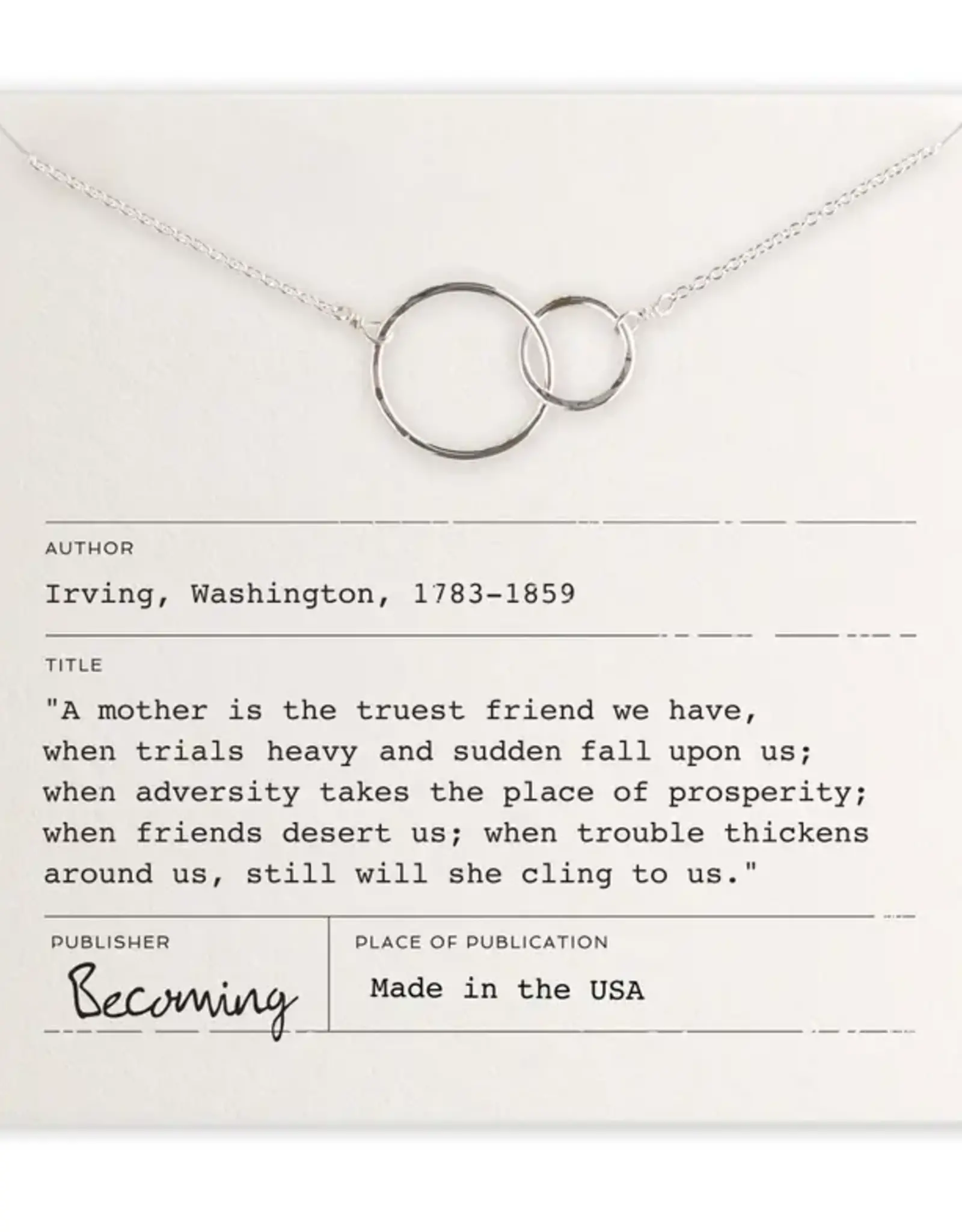 Becoming Jewelry Sterling Mother Necklace