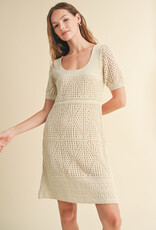 Wishlist Crochet Mini Dress