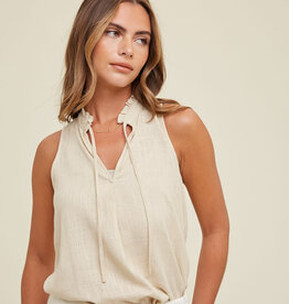 Wishlist High Neck Tank w/ Tie