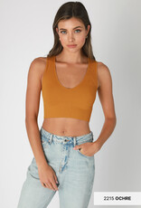 Nikibiki Plunge V-Neck Crop Top