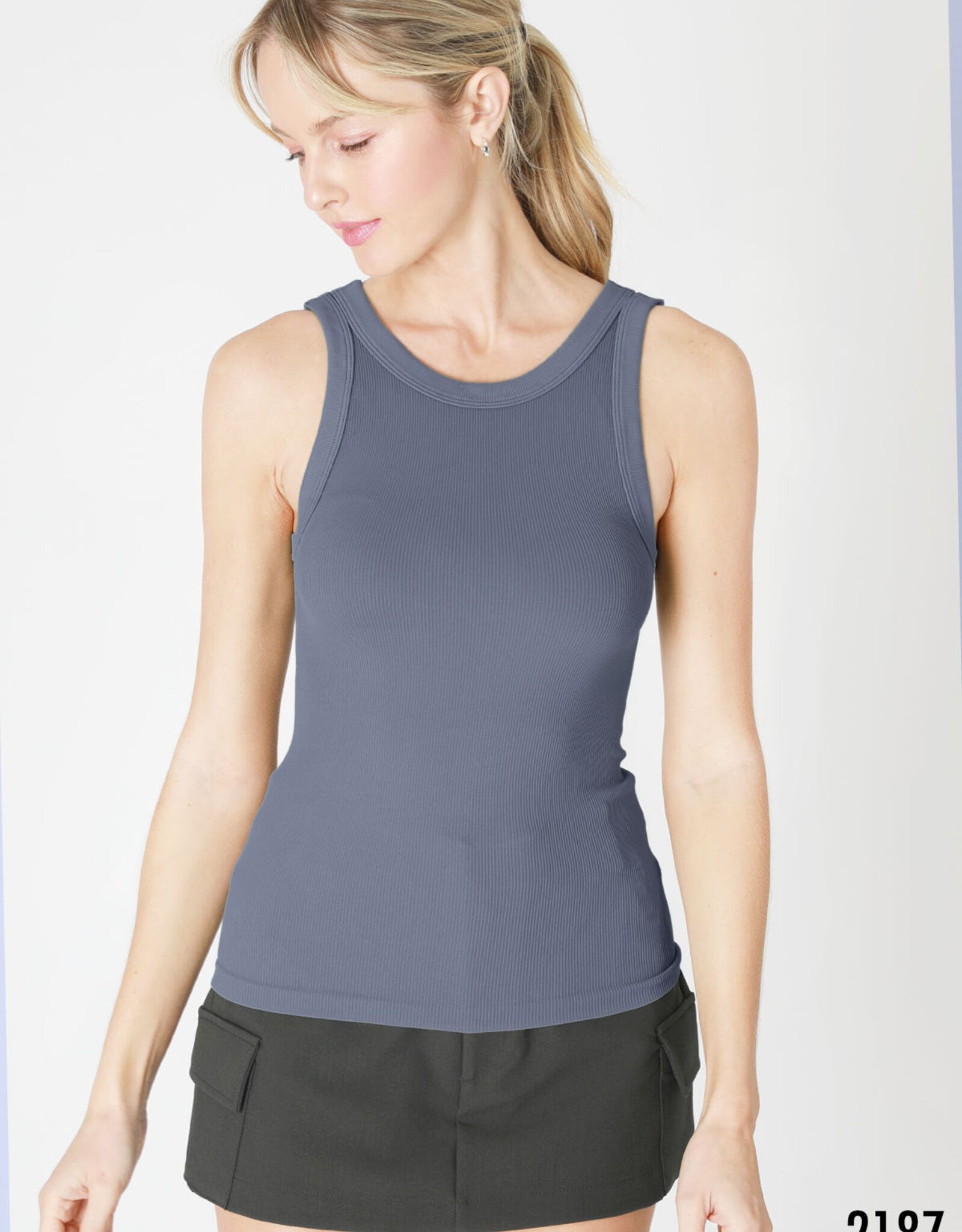 Nikibiki Reversible Ribbed Tank Top