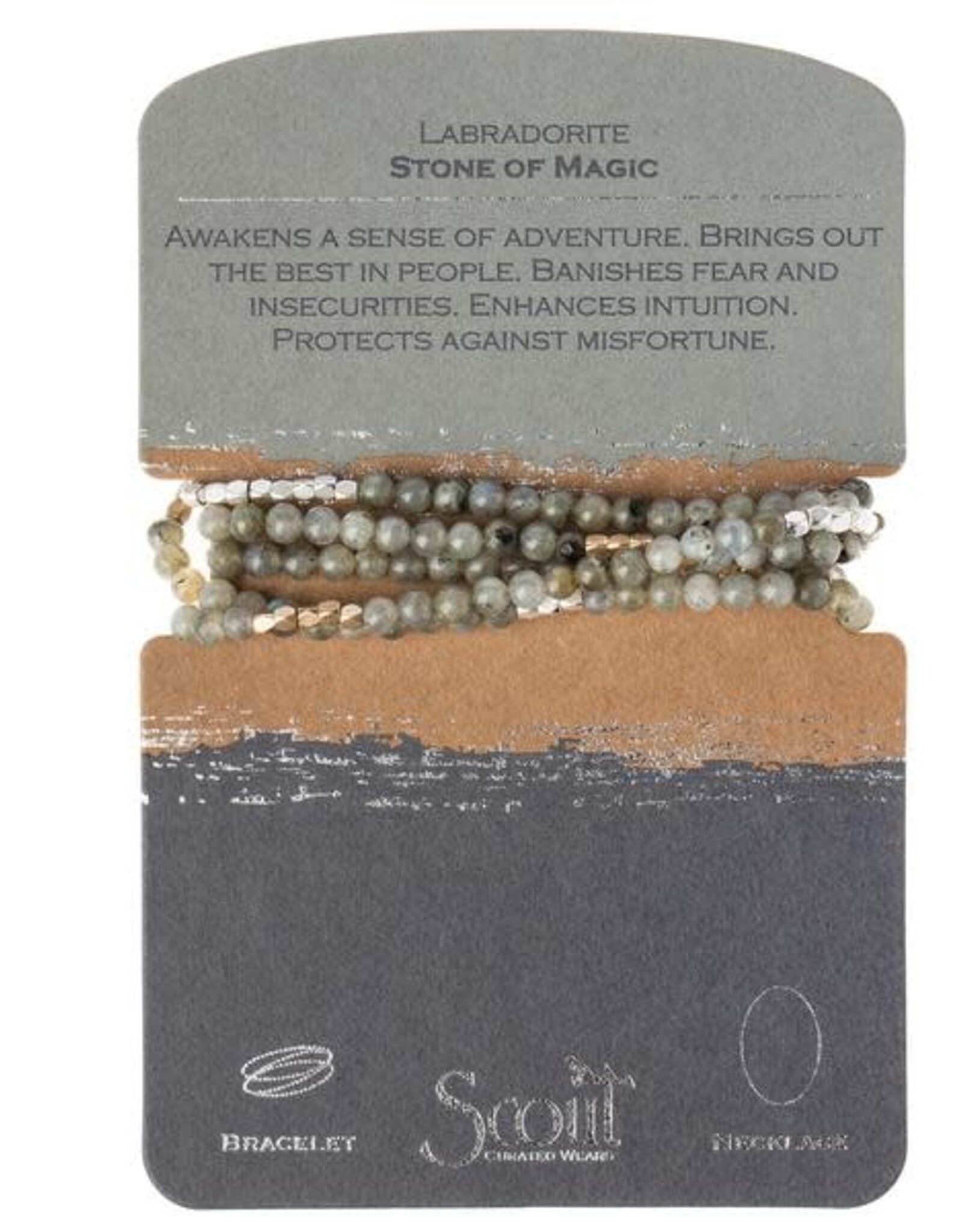 Scout Gem Stone Wrap Bracelet/Necklace