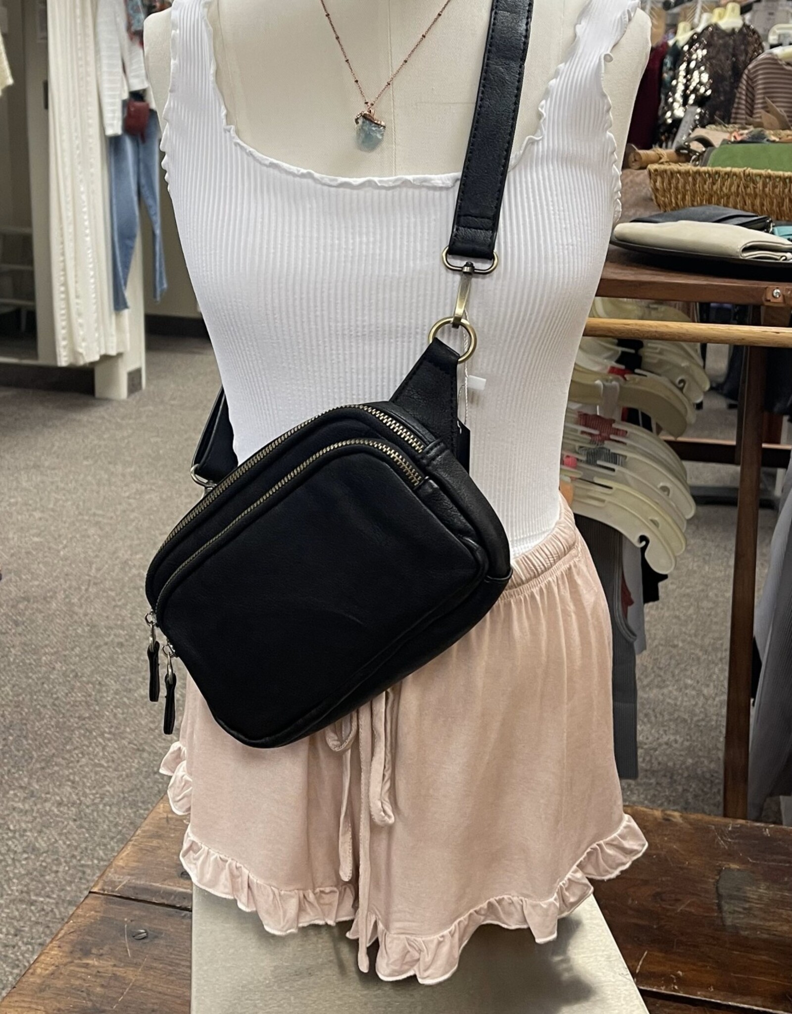 Joy Susan Accessories Kylie Double Zip Sling