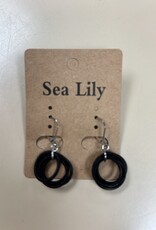 Sea Lily Piano Wire Loop Earring