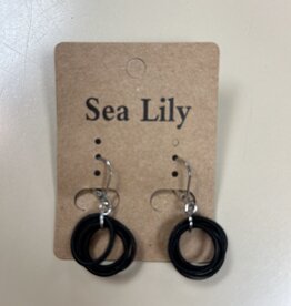 Sea Lily Piano Wire Loop Earring