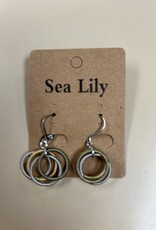 Sea Lily Piano Wire Loop Earring