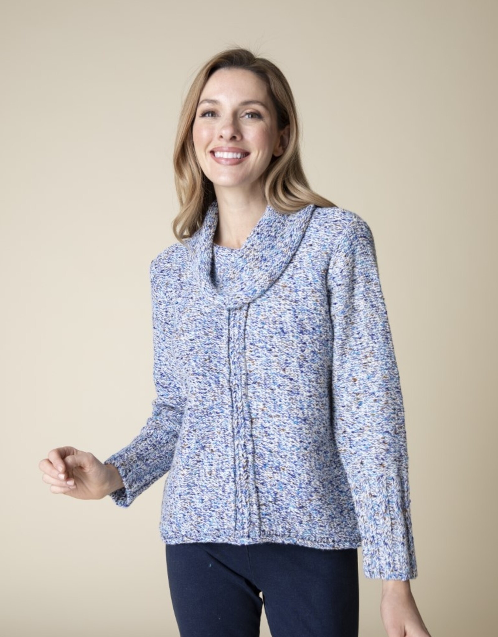 Habitat Space Dyed Speckle Cowl Neck