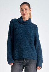 Elan International Textured Turtleneck Sweater
