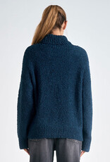 Elan International Textured Turtleneck Sweater