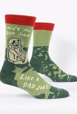 Blue Q Men's Funny Crew Socks