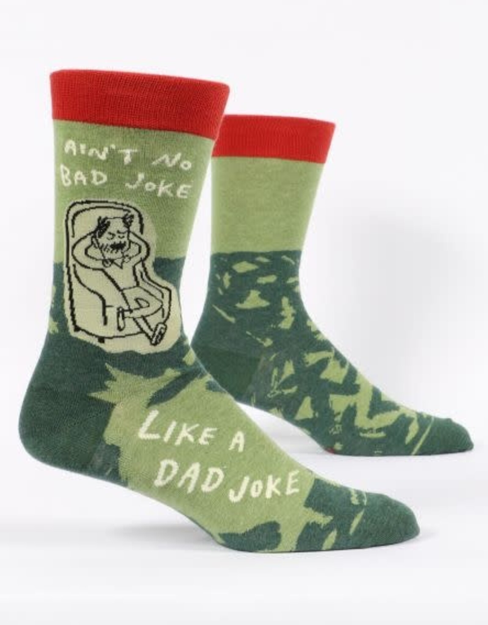 Blue Q Men's Funny Crew Socks