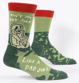 Blue Q Men's Funny Crew Socks