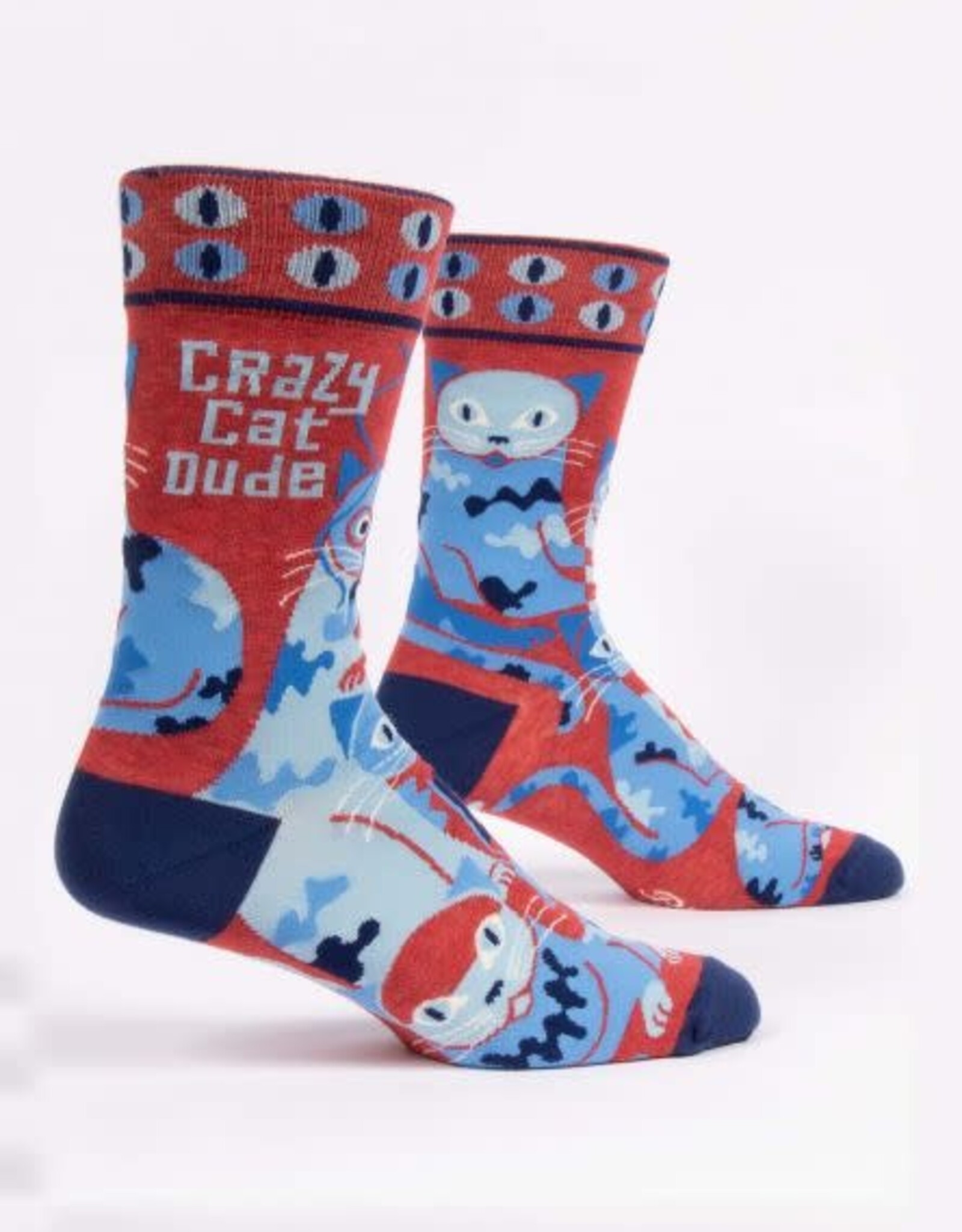 Blue Q Men's Funny Crew Socks