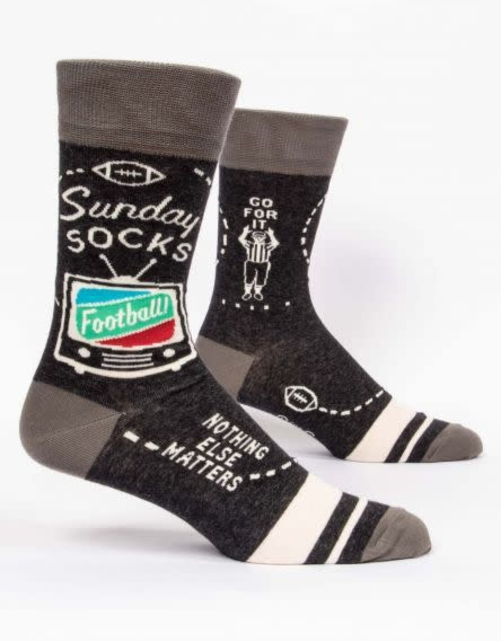 Blue Q Men's Funny Crew Socks